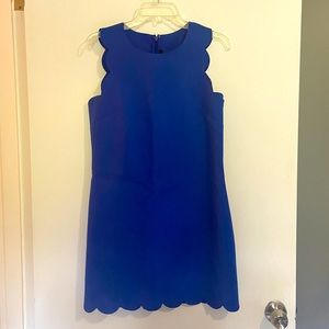 J. Crew scalloped dress